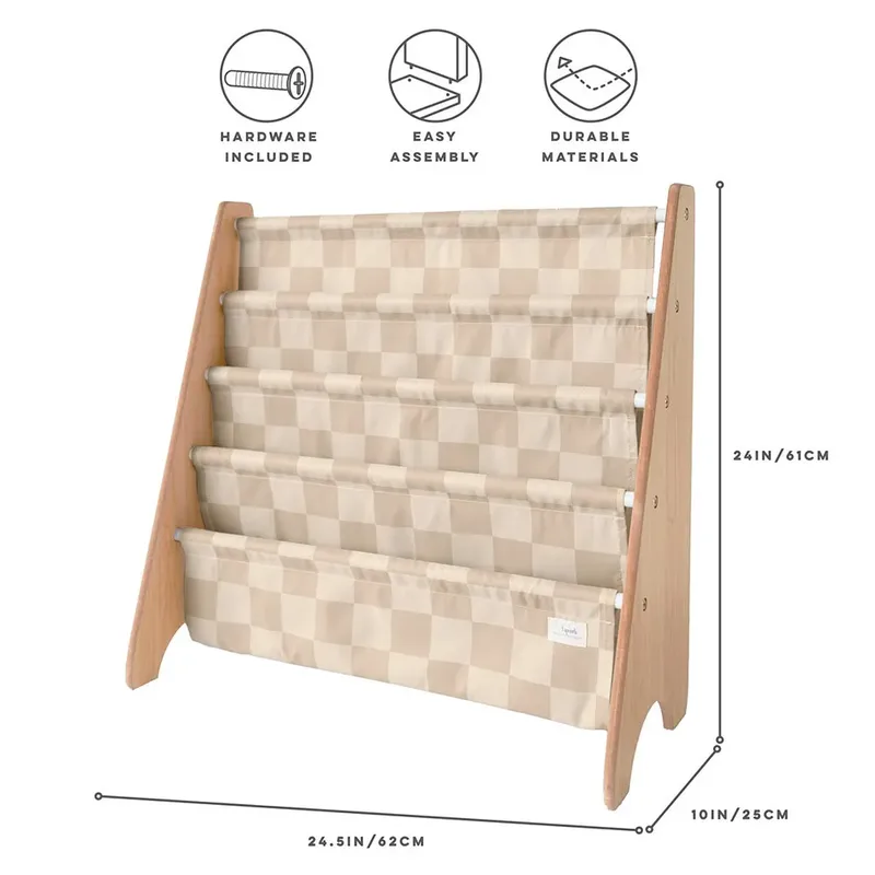 Boekenkast van 3 Sprouts in Beige, 62 × 61 mm – productfoto 5 van 5