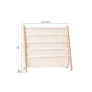 Boekenkast van 3 Sprouts in Geel, 23 × 63 × 60 mm – productfoto 2 van 3