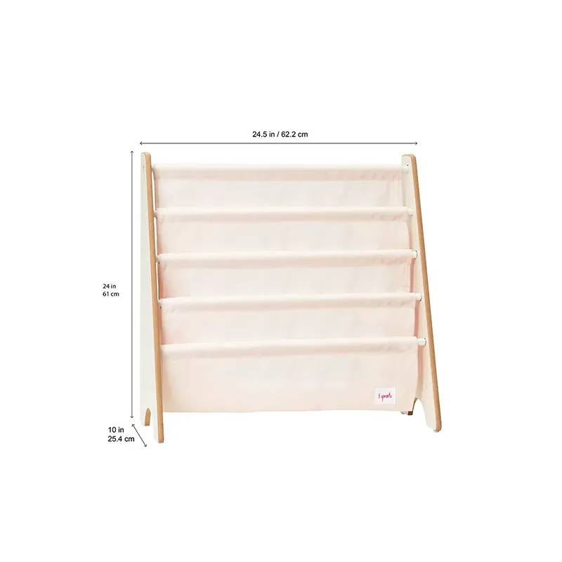 Boekenkast van 3 Sprouts in Geel, 23 × 63 × 60 mm – productfoto 2 van 3