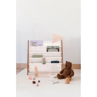 Cream boekenkast van 3 Sprouts – productfoto 2 van 2