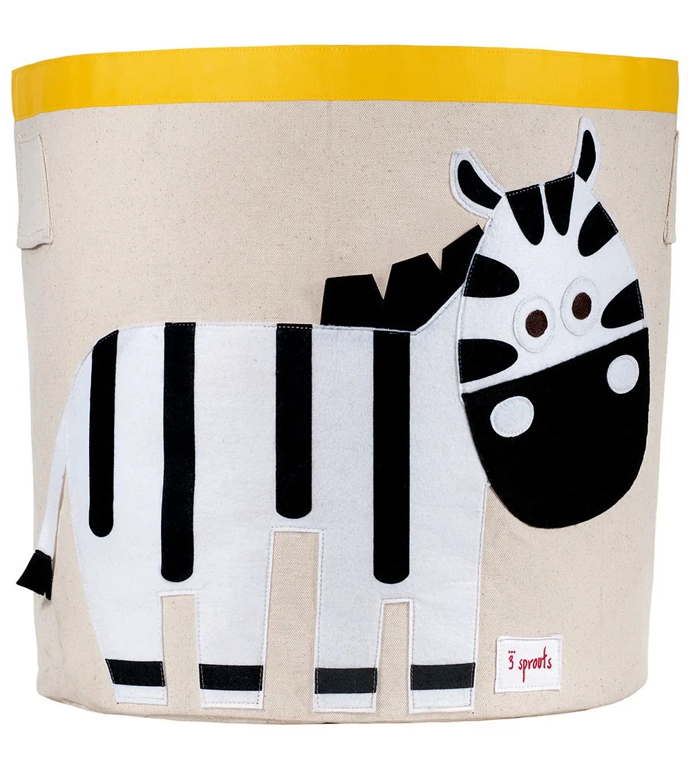 Opbergmand - 44,5x43 - Zebra van 3 Sprouts – productfoto