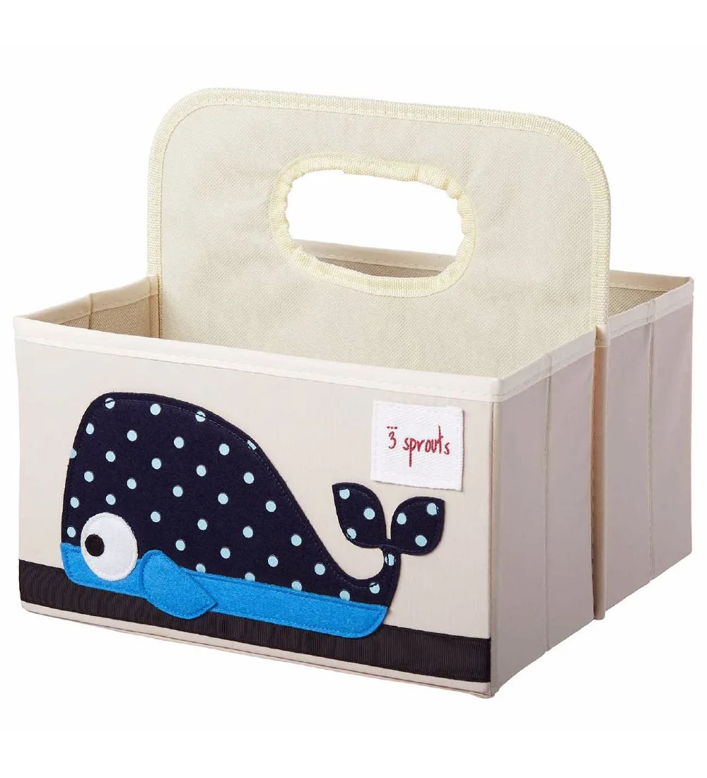 Opbergmand m. Hendel - 25x28x26 - Walvis de 3 Sprouts – photo produit