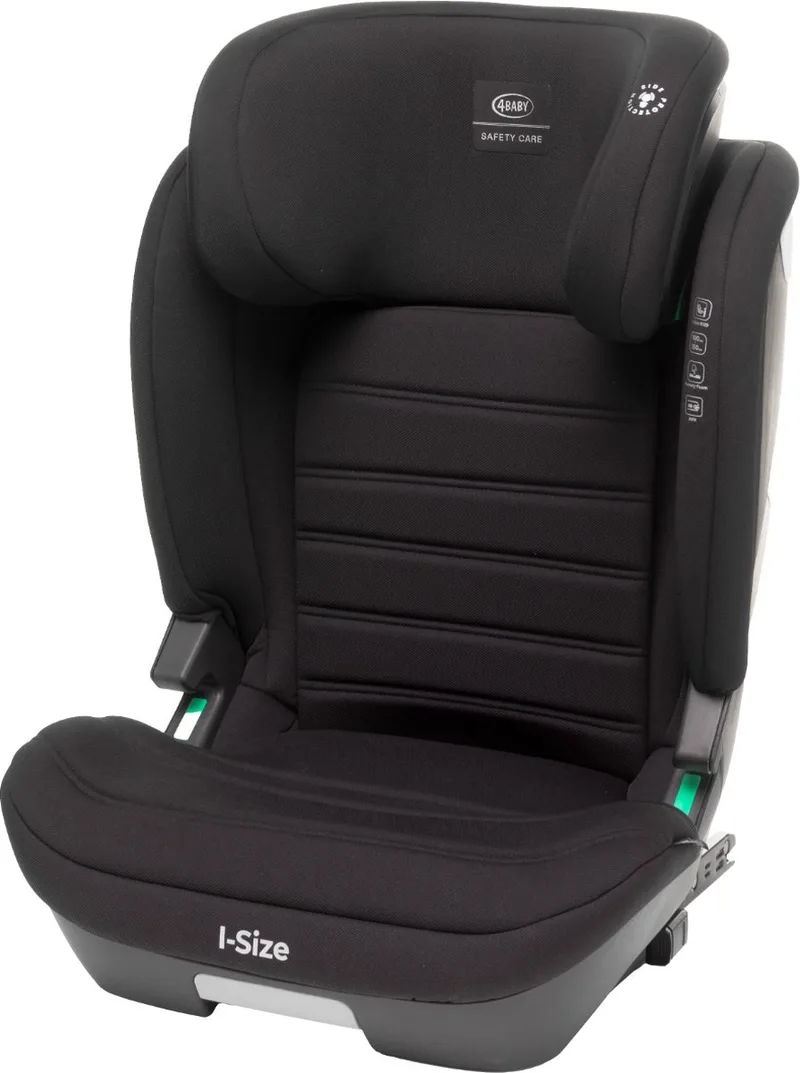 APP-FIX Autostoeltje 100-150 cm i-Size van 4Baby in Zwart – productfoto