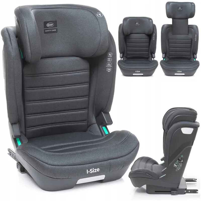 APP-FIX i-Size Autostoel 15-36kg ISOFIX 100-150cm van 4Baby in Blauw – productfoto