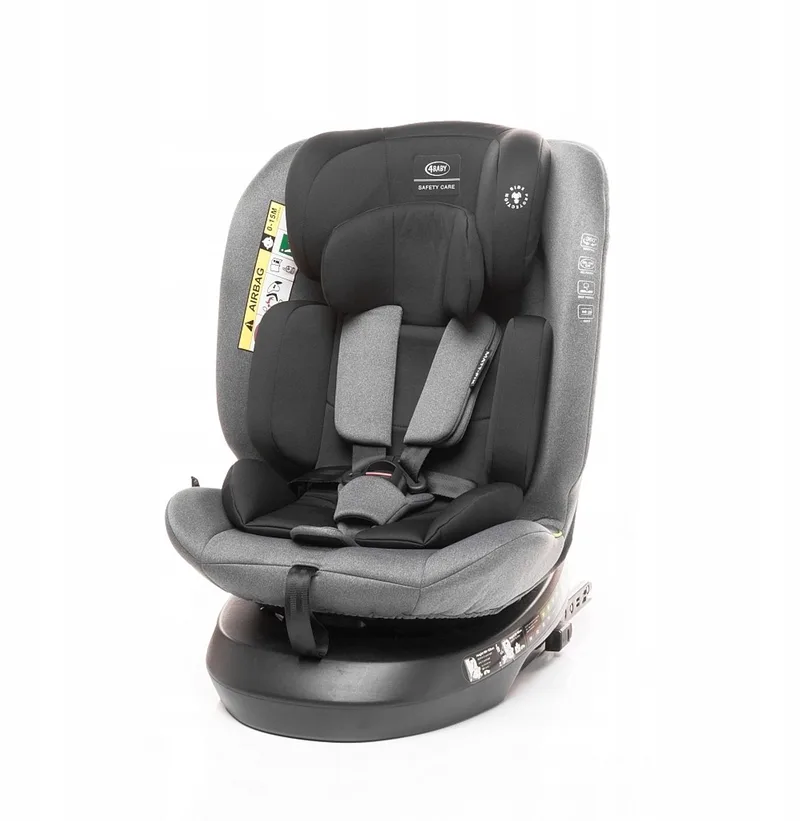Baby Matt-Fix Autostoeltje 360° Draaibaar 40-150cm i-Size van 4Baby in Grijs – productfoto