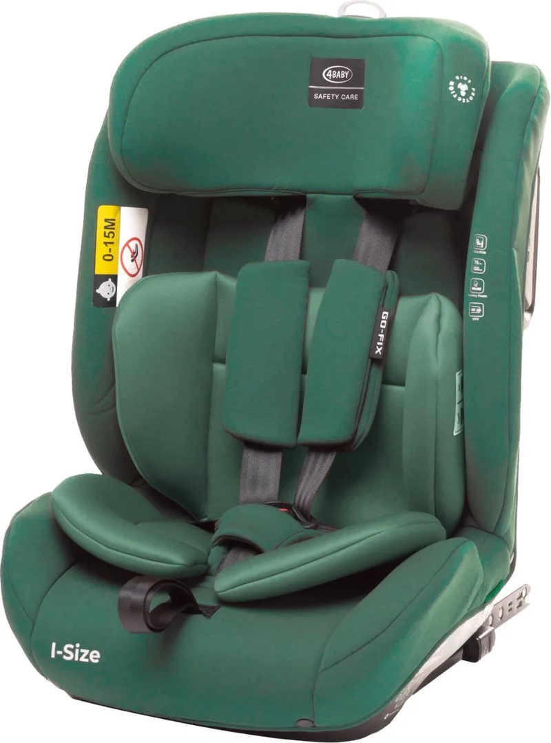 Go-Fix Dark Green 76-150 cm i-Size Autostoel van 4Baby in Donkergroen – productfoto