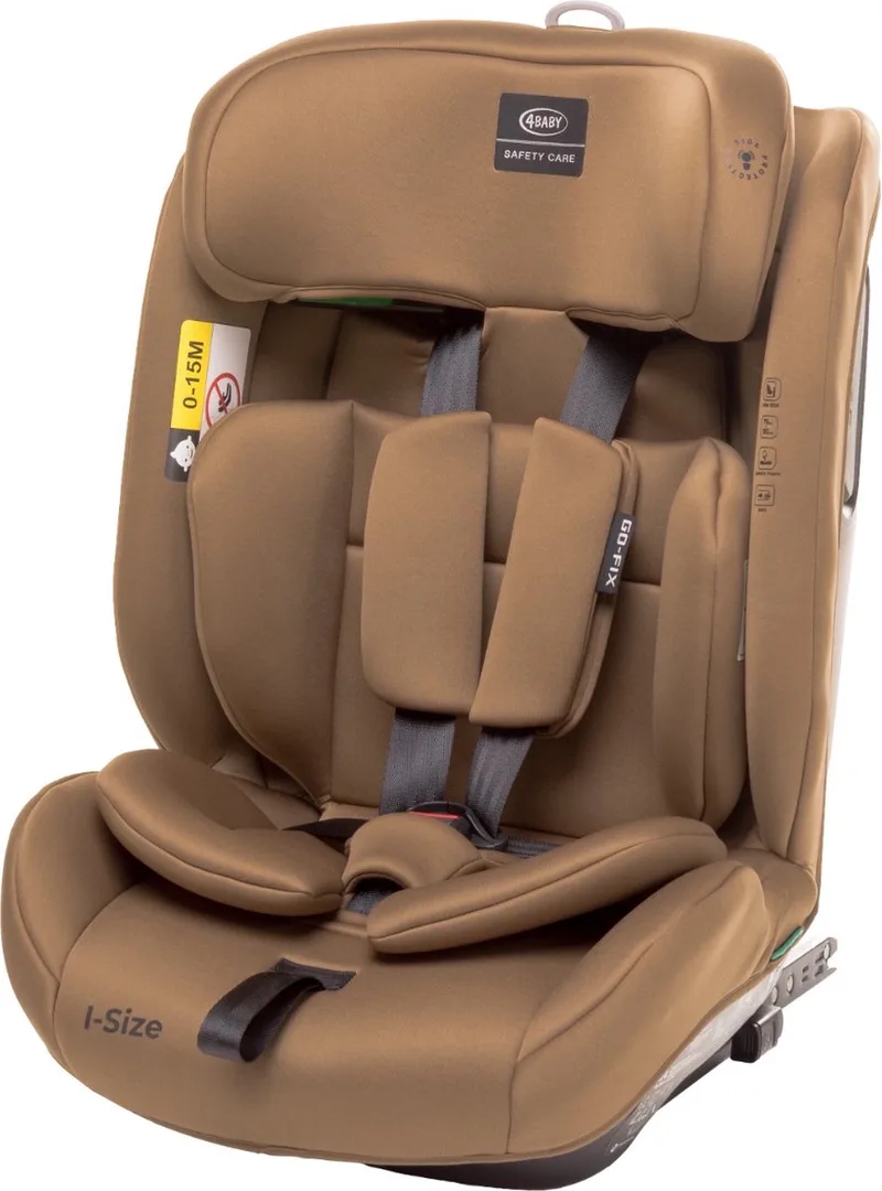Go-Fix Mokka 76-150 cm i-Size Autostoel van 4Baby in Mokka bruin – productfoto