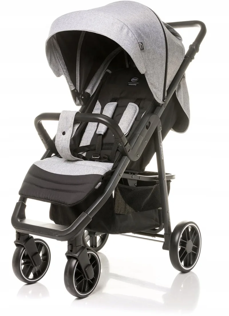 MOODY kinderwagen - lichtgewicht aluminium, tot 22 kg van 4Baby in Grijs – productfoto