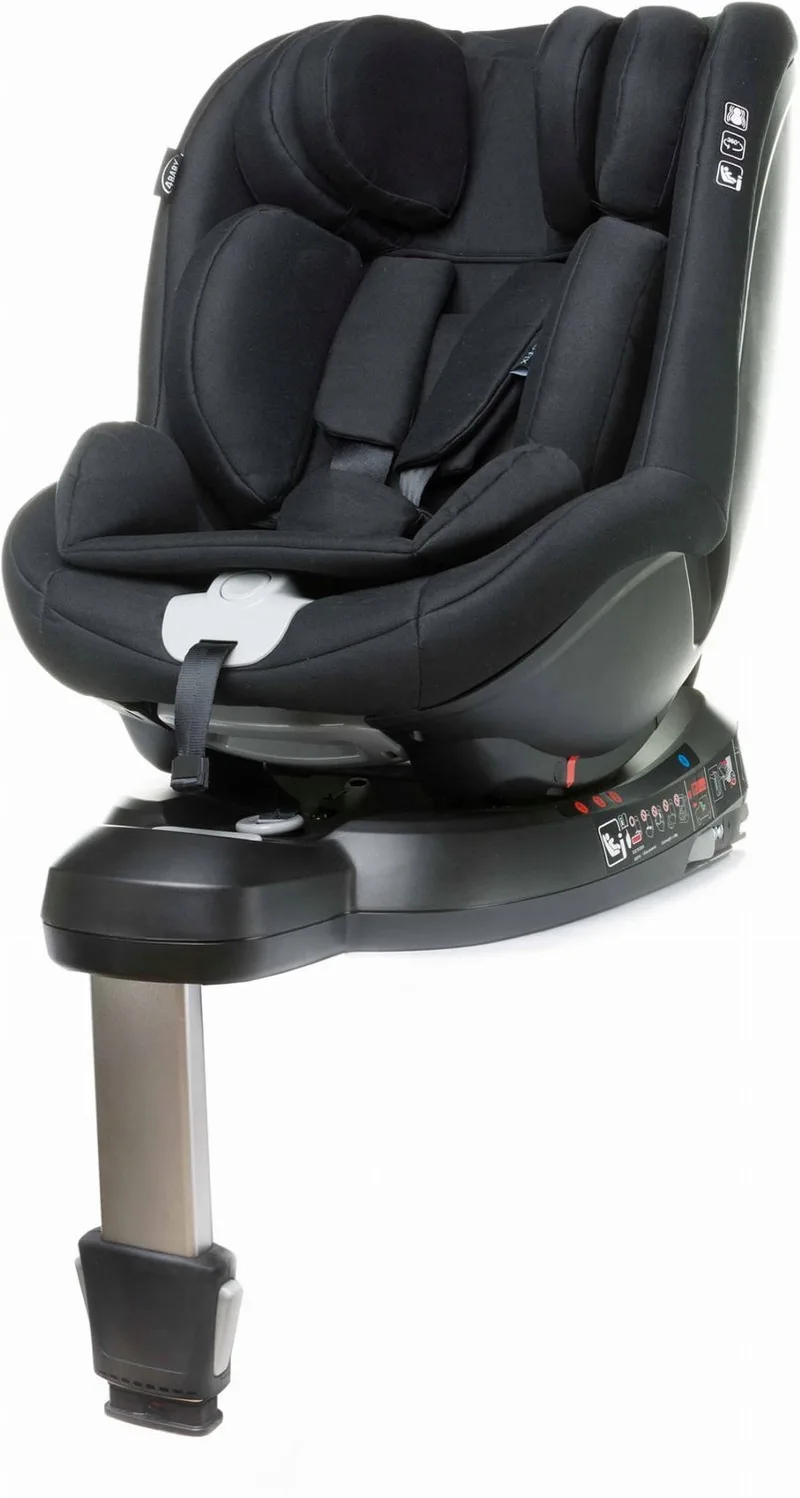 Nano-Fix Autostoeltje i-Size 0-18 kg - Draaibaar & Isofix by 4Baby in Zwart – product photo