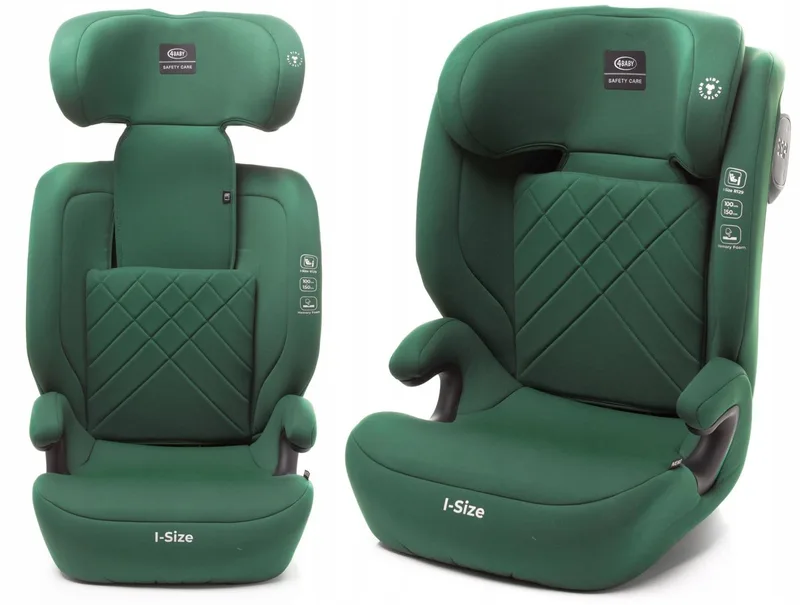 Nero i-Size autostoeltje 100-150 cm - Verstelbaar en veilig van 4Baby in Groen – productfoto