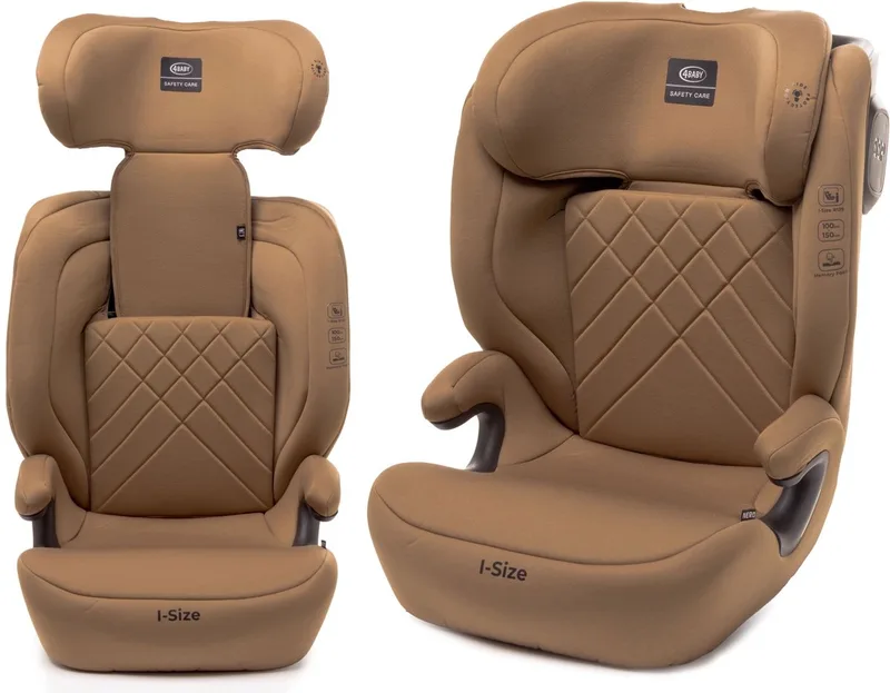 Nero i-Size Kinderautostoel 100-150cm - Verstelbaar von 4Baby in Beige – Produktfoto