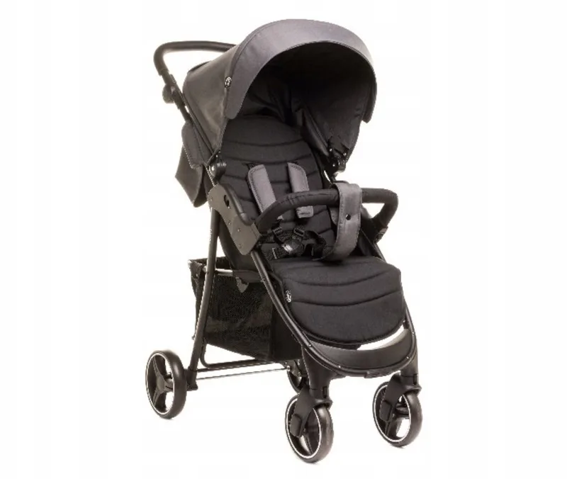 Rapid XXIII Kinderwagen - Lichtgewicht, Verstelbaar & Geveerd van 4Baby in Zwart – productfoto
