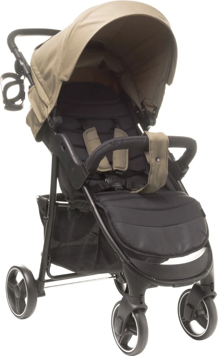 Rapid XXIV Mokka Wandelwagen van 4Baby in Zwart, mokka bruin – productfoto