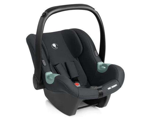 Babyschale Tulip i-Size - Black, Baby Autositz Gruppe 0+ - ab Geburt - 15 Monate (45 cm - 85 cm)