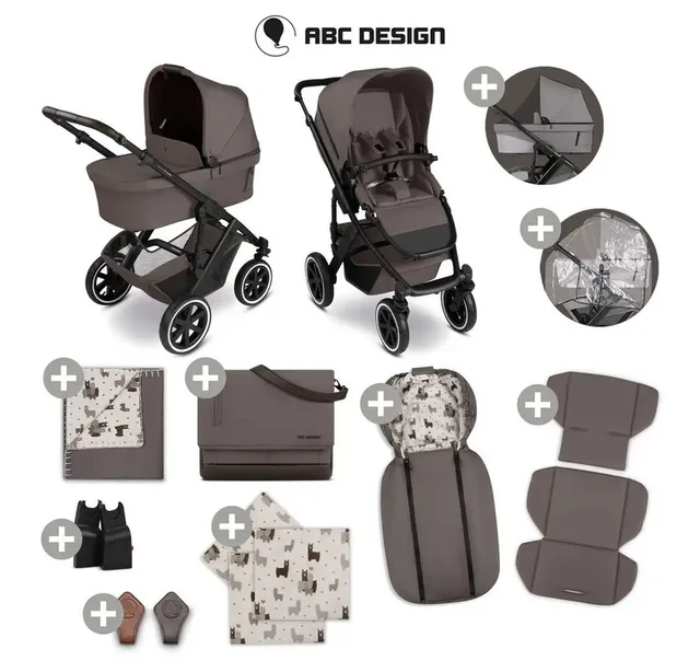 Kinder-Buggy Salsa 5 Air - 2in1 Starter Set - Marron