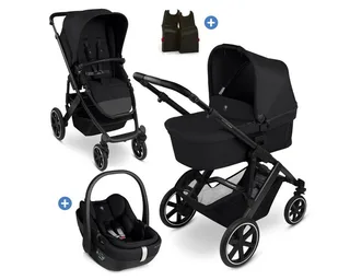 Kombi-Kinderwagen Salsa Core - Ink, 3in1 Kinderwagen Buggy Set mit Babywanne, Babyschale Calla & Sportsitz von ABC Design in Schwarz – Produktfoto 1 von 3