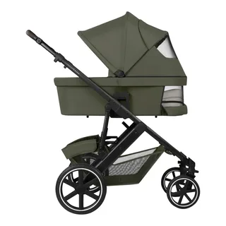 Kombi-Kinderwagen Salsa Core - Olive, 3in1 Kinderwagen Buggy Set mit Babywanne, Babyschale Calla & Sportsitz von ABC Design in Grün – Produktfoto 2 von 3