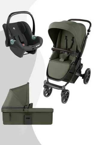 Kombi-Kinderwagen Sierra All in One Kinderwagen Set inkl. Tulip Babyschale by ABC Design in Pea – product photo 1 of 3