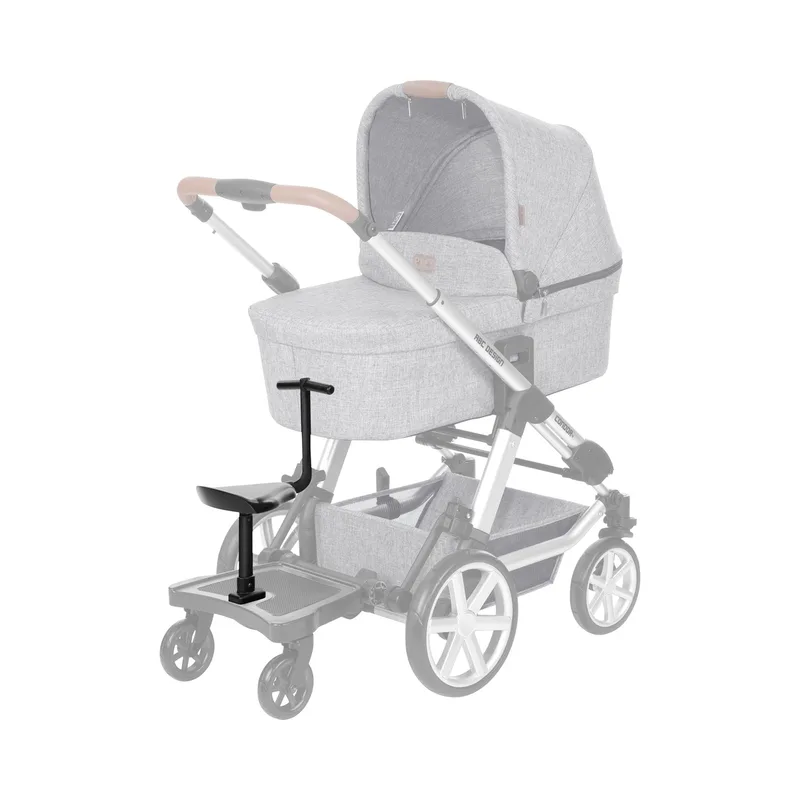 Sitzbrett für Buggy-Board Kiddy Ride On 2 von ABC Design in Schwarz – Produktfoto