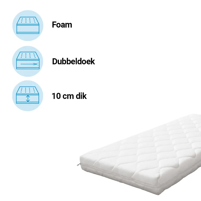 Matras Peuterbed Best Sleep 70x150 Comfort Superior van ABZ Matrassen – productfoto