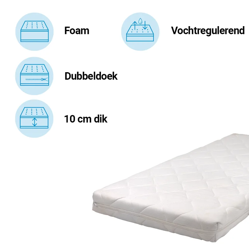 Matras Peuterbed Best Sleep 70x150 Premium van ABZ Matrassen – productfoto