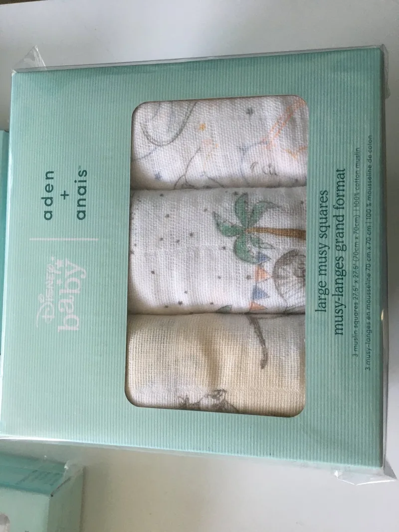 Hydrofiele doeken - 3 stuks - 70 x 70 cm van aden + anais in Diverse kleuren – productfoto