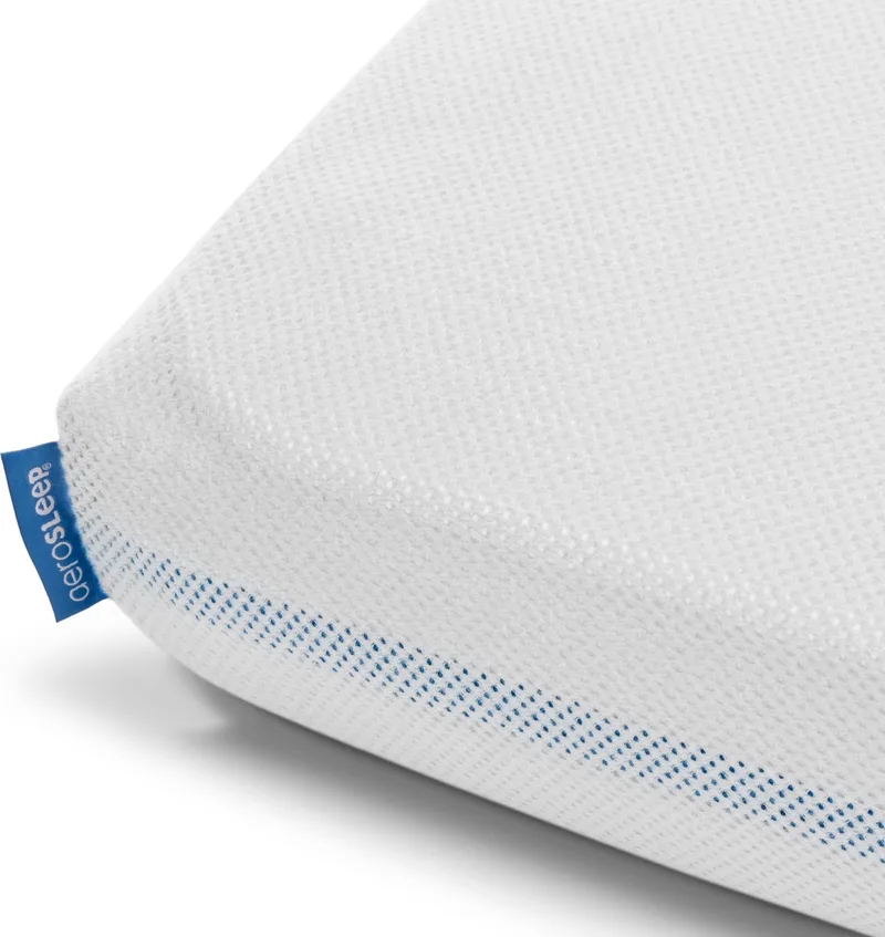 hoeslaken - voor babybed, ledikant & wieg - 110 x 60 cm - White by Aerosleep in Wit – 110 × 60 cm – product photo