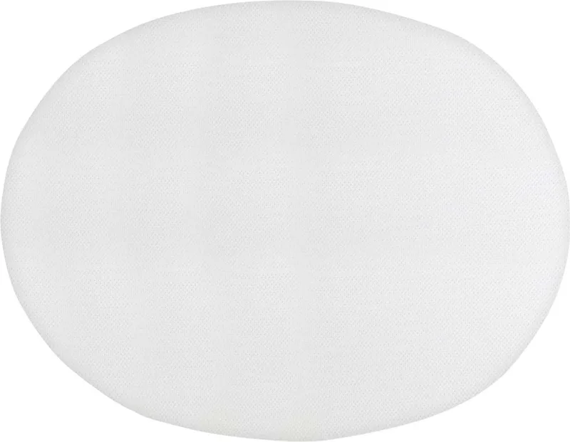 hoeslaken - voor babybed, ledikant & wieg - 119 x 70 cm - White by Aerosleep in Wit – 119 × 70 cm – product photo