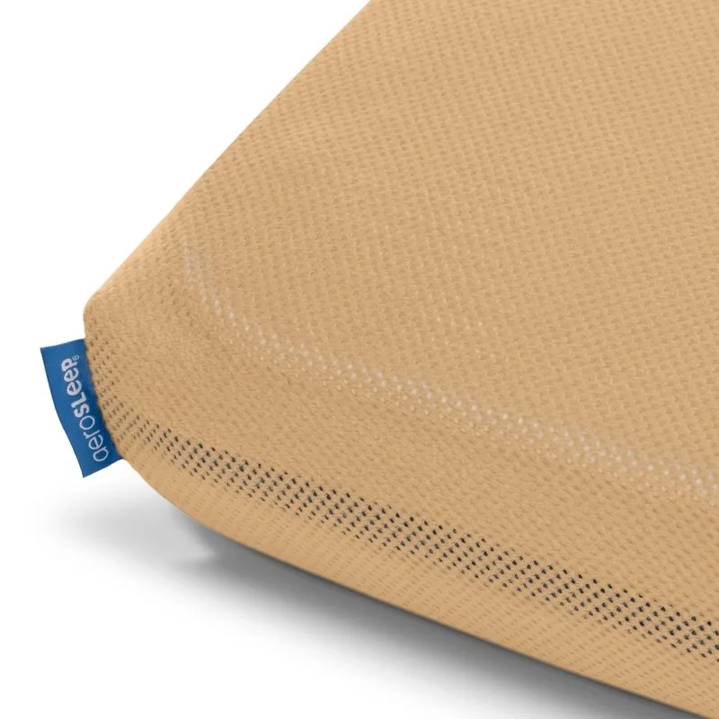 hoeslaken - voor babybed, ledikant & wieg - 120 x 60 cm - Cookie by Aerosleep in Cookie – 120 × 60 cm – product photo 3 of 4