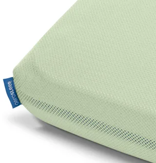 hoeslaken - voor babybed, ledikant & wieg - 120 x 60 cm - Olive de Aerosleep en Olijfgroen – 120 × 60 cm – photo produit 1 sur 4