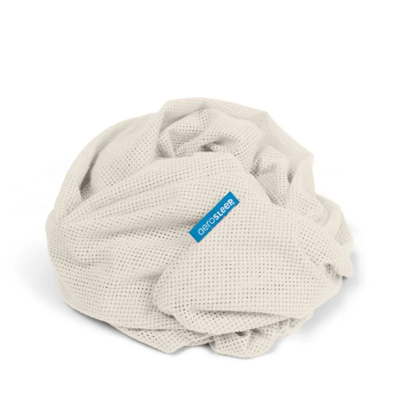 hoeslaken - voor babybed, ledikant & wieg - 80 x 40 cm - Almond de Aerosleep en Zandkleur – 80 × 40 cm – photo produit 2 sur 4