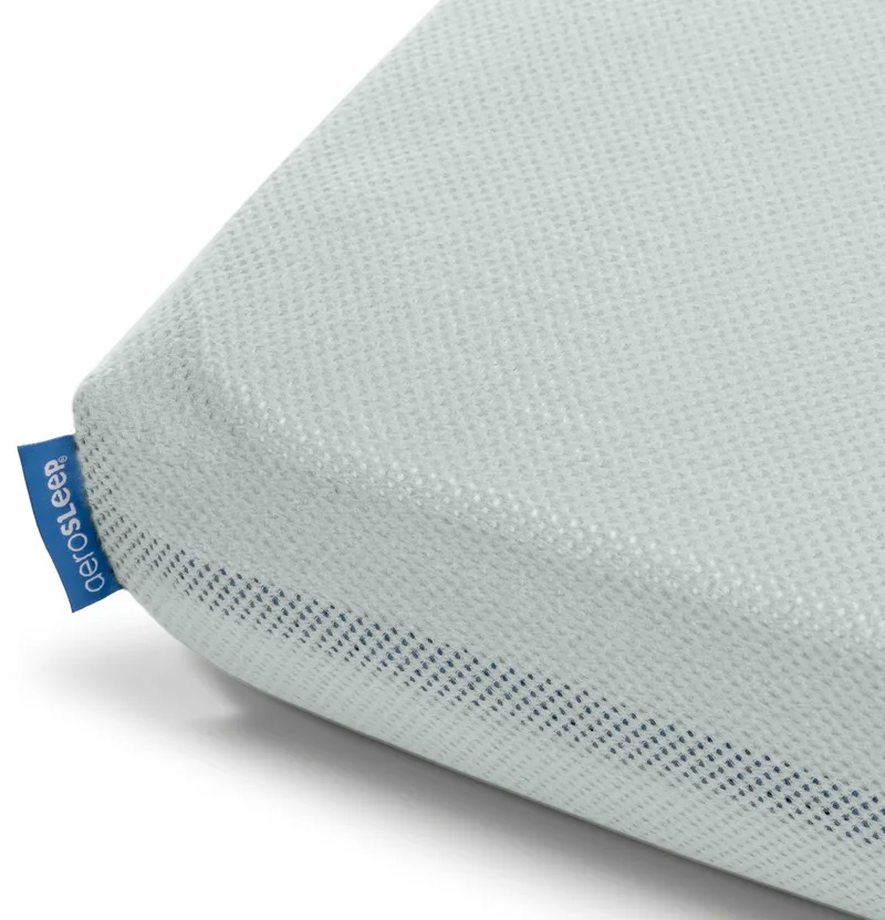 hoeslaken voor Premium babymatras - 120 x 60 cm - Stone by Aerosleep in Grijs – 120 × 60 cm – product photo