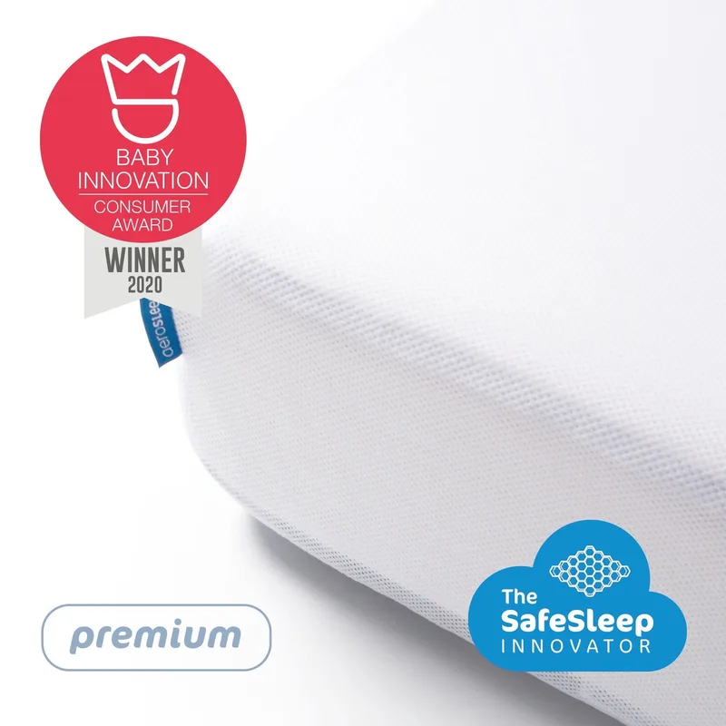 hoeslaken voor Premium babymatras - 120 x 60 cm - White by Aerosleep in Wit – 120 × 60 cm – product photo 2 of 4