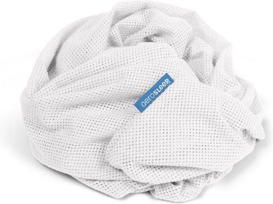Hoeslaken Wieg Aerosleep 50x100 Wit by Aerosleep – product photo 4 of 4