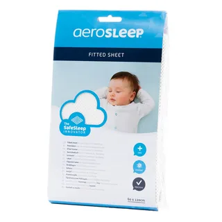 Safe 70x140 Cm Lakens Voor Wieg van Aerosleep – productfoto 1 van 4
