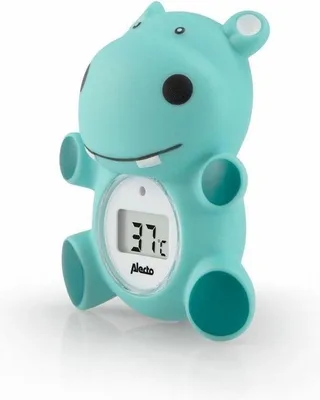 BC-11 Thermometer nijlpaard - meting badwatertemperatuur by Alecto in Green – product photo 3 of 3
