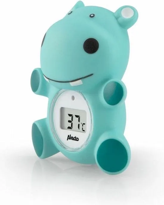 BC-11 Thermometer nijlpaard - meting badwatertemperatuur by Alecto in Green – product photo 3 of 3