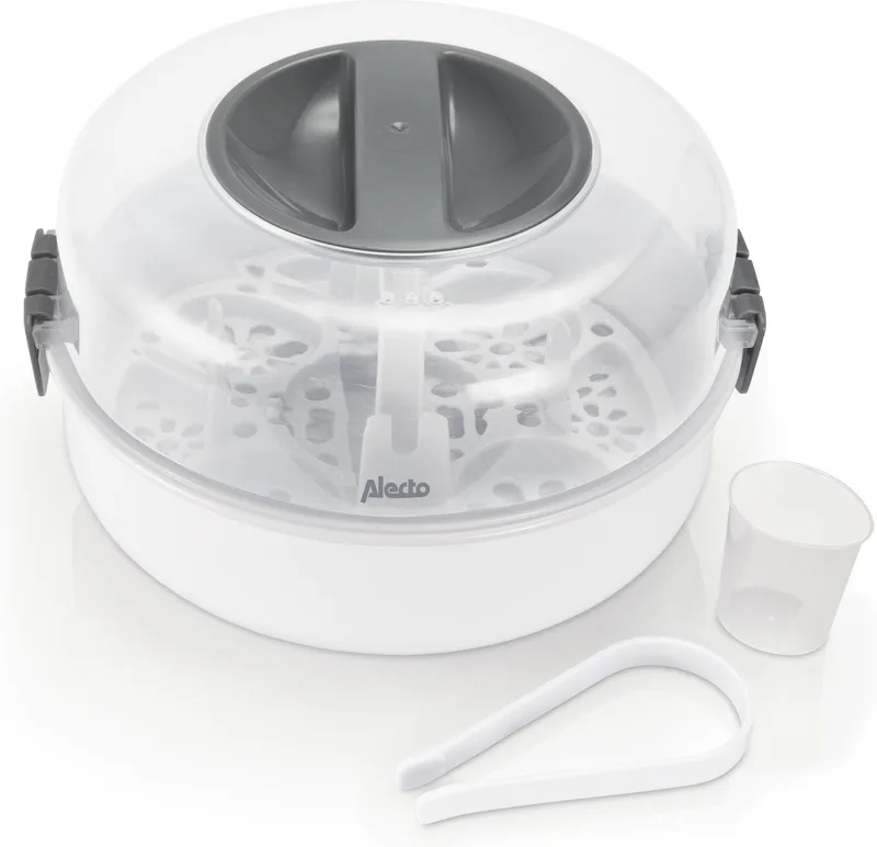 BW-04 - Magnetron en Fles Sterilisator - Wit fra Alecto i Wit – BW-04 – produktbillede