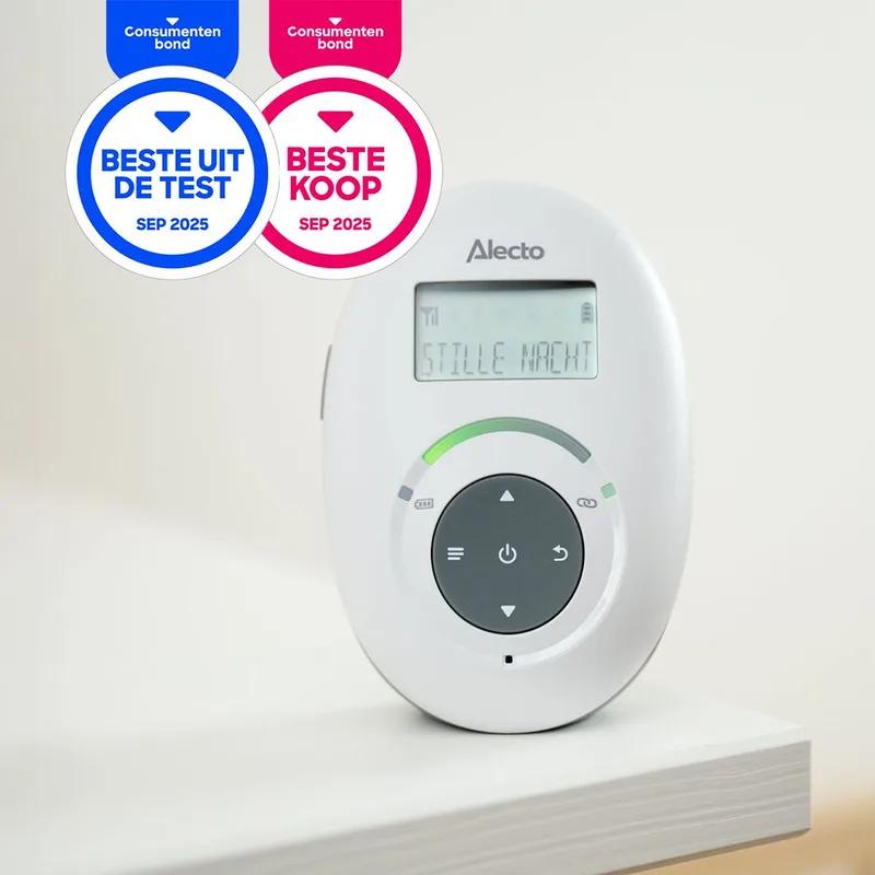 DBX-125 - Full Eco DECT Babyfoon met Display - Wit by Alecto in Wit – DBX-125 – product photo 2 of 4