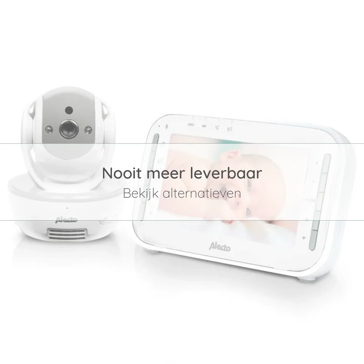 DVM-200GS - Babyfoon met camera en 4.3" kleurenscherm, wit/grijs från Alecto – produktbild