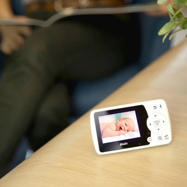 DVM-64 - Babyfoon met camera - Temperatuurweergave by Alecto in White – product photo 3 of 4
