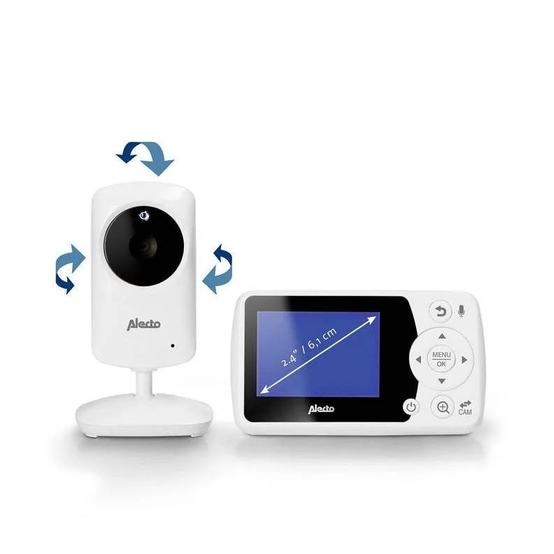 DVM-64 - Babyfoon met camera - Temperatuurweergave by Alecto in White – product photo 2 of 4
