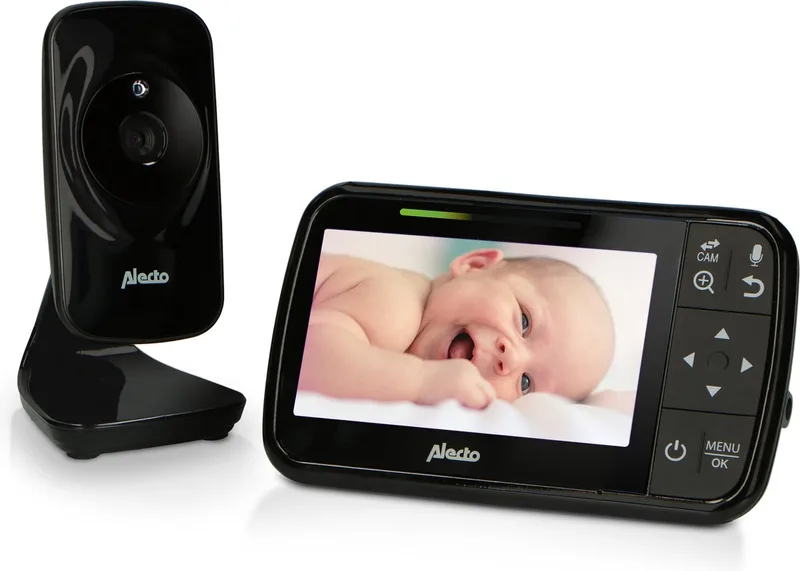 DVM149 - Babyfoon met camera - Temperatuurweergave de Alecto en Zwart – photo produit