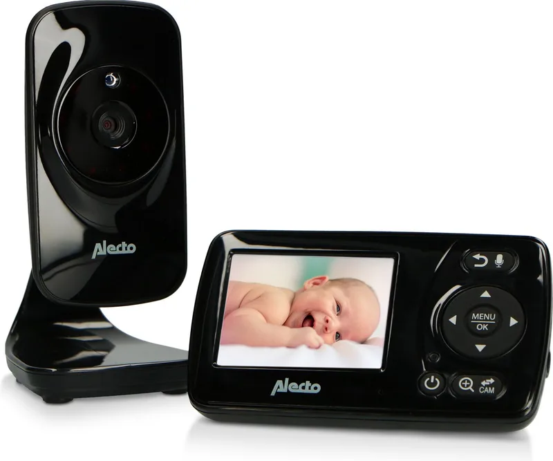DVM71BK - Babyfoon met camera - Temperatuurweergave - Zwart van Alecto in Zwart – DVM-71 – productfoto