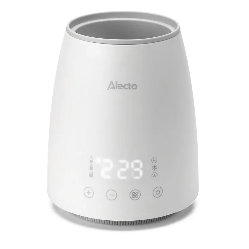Flessenwarmer - Opwarmen, ontdooien en steriliseren - Geschikt voor alle gangbare flessen - 500W - BW900 - Wit von Alecto in Wit – BW900 – Produktfoto 2 von 4