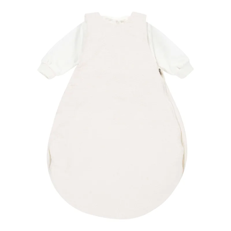 Baby-Mäxchen 2-tlg. Ganzjahresschlafsack Frottier mit Belüftungssystem 2.5 TOG de Alvi en Blanc – photo produit