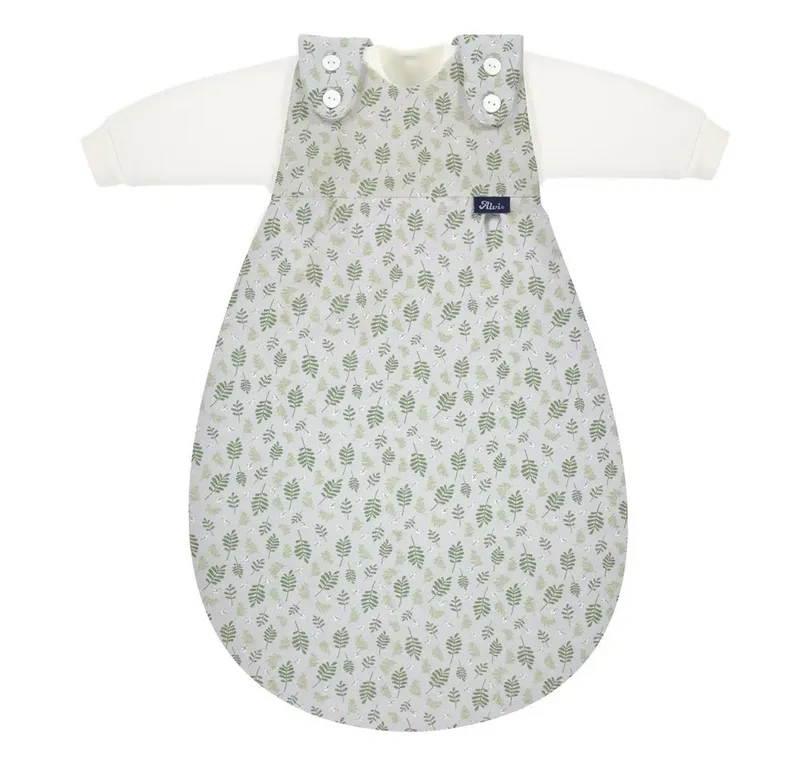 Babyschlafsack ALVI Baby-Mäxchen 3tlg. Organic Cotton Drifting Leaves, 80/86 by Alvi – product photo