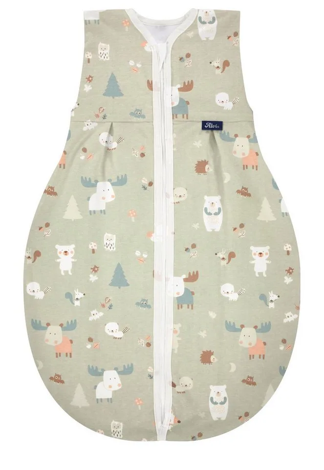 Babyschlafsack Baby Kugelschlafsack Molton Baby Forest von Alvi – Produktfoto