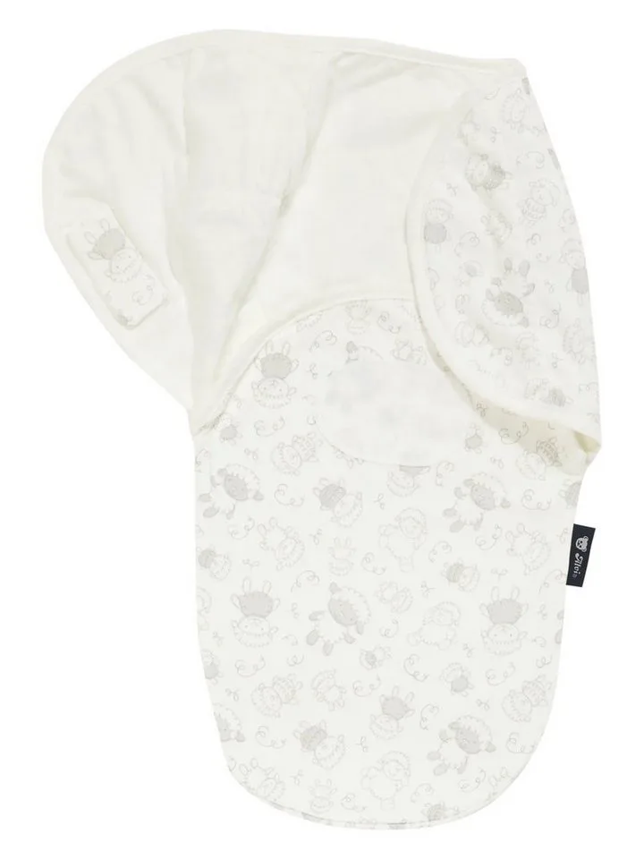 Babyschlafsack Wickeltuch Harmonie (1 tlg., Wickeltuch Harmonie), Für Babys in den ersten 12 Wochen fra Alvi i Beige, Brun – produktbillede