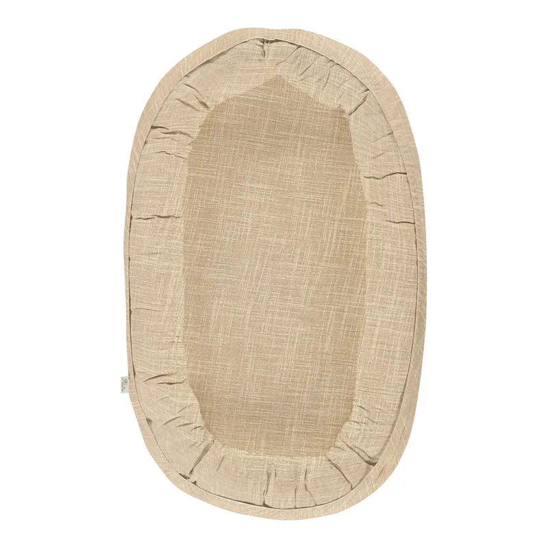 Kuschelnest Slub Muslin 54x86 cm de Alvi en Naturel, 87 × 53 × 15 mm – photo produit